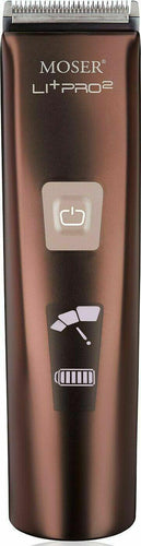 Moser ProfiLine Li + Pro 2 Bordeaux Dark Metallic hair clipper trimmer machine