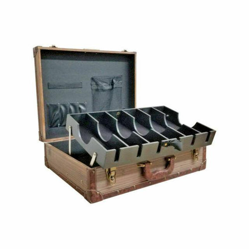 Vincent Nostalgic Barber Clipper Trimmer Blade Tool Case Vt10151 Wood