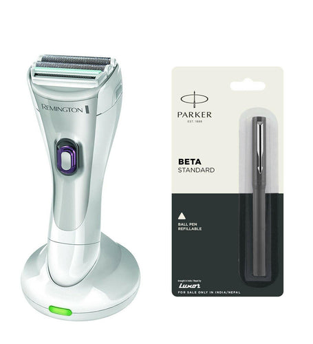 Cordless Lady Shaver (White) with Parker Pen