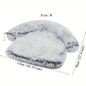 Pet Mat, Plush Dog Mat Dog Nest Sofa Cushion Warm Dog Bed Mat Pet Bed